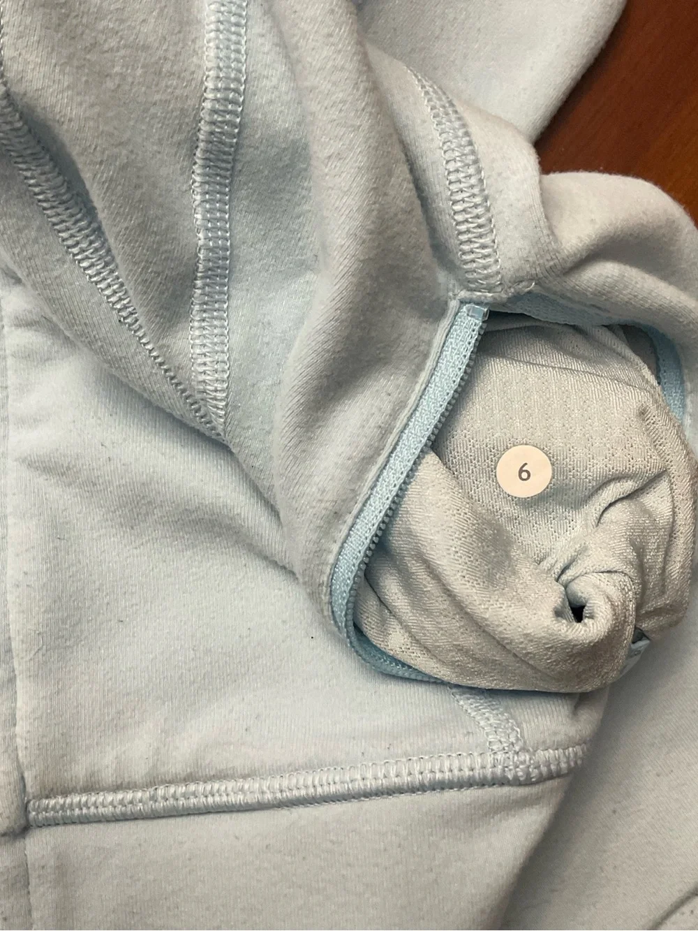 Lululemon Light Blue Women's Zip-Front Jacket